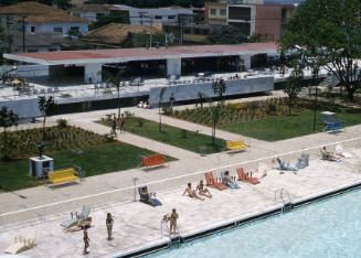 Hotel pool at Lake Meade