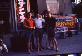 John Hayres, Gary Chapman and John Konrads in Tokyo
