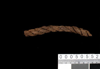 Piece of rope excavated from the wreck of the BATAVIA