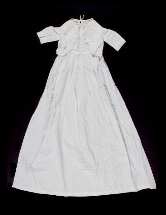 White child's christening gown