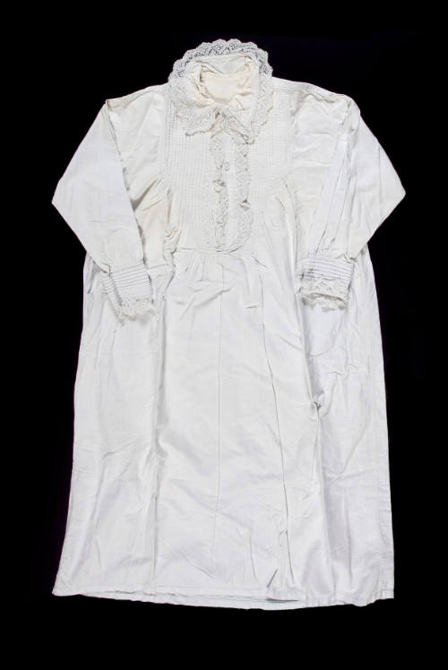 Woman's white nightgown