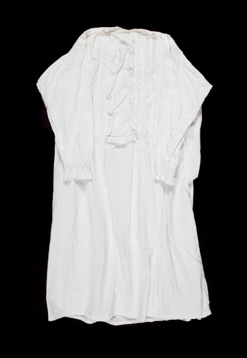 Woman's white nightgown