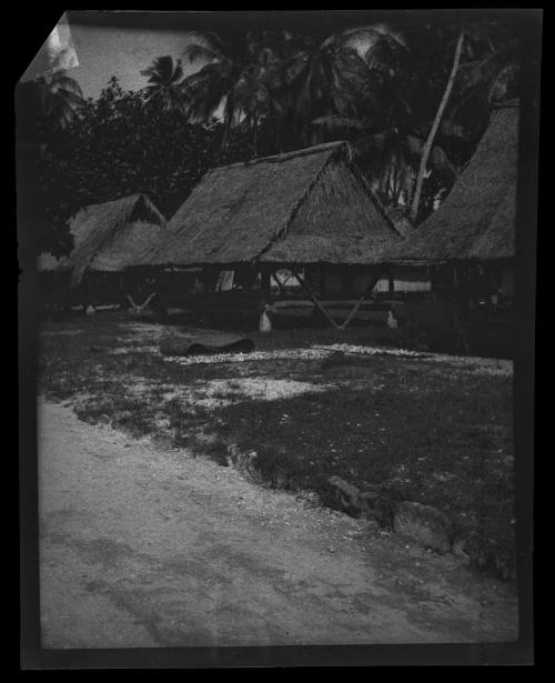 Village on a tropical island