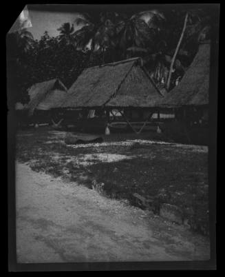 Village on a tropical island