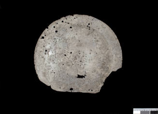Pewter plate recovered from the wreck of the BATAVIA