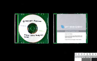 Master copy of a CD containing nine digital images by the official photographer to the Australian Paralympics Committee