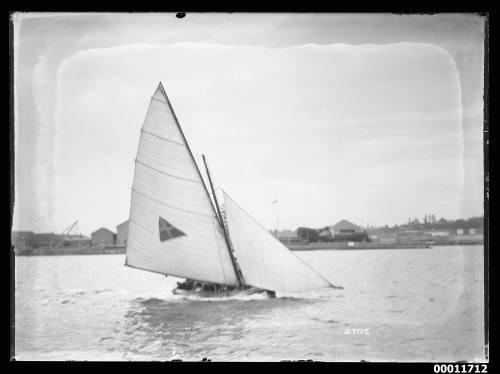 18-foot skiff near Cockatoo Island