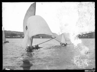 Sailing vessel on Sydney Harbour, inscribed 2721