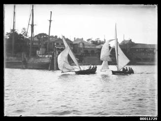 Sloop on Sydney Harbour, inscribed 2723