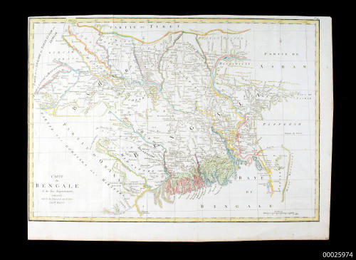 Carte du Bengale et de ses dependances