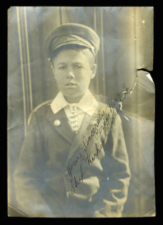 Black and white Percy Kerr in uniform