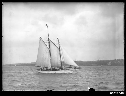 Yacht BOOMERANG sailing on Sydney Harbour