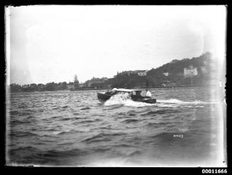 Motor launch on Sydney Harbour