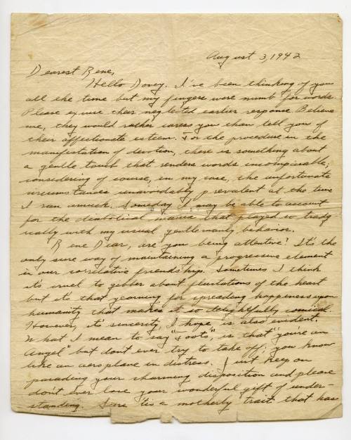 Three page handwritten letter by United States soldier Private Edward Leonski