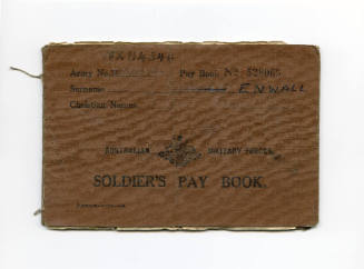 Australian Military Forces soldier's paybook for Jean Mavis Kennett