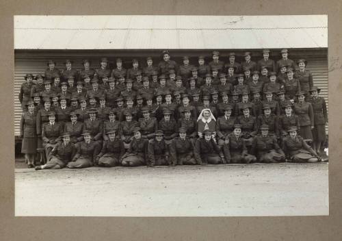 Group photograph of members of the Australia Army Medical Women's Service