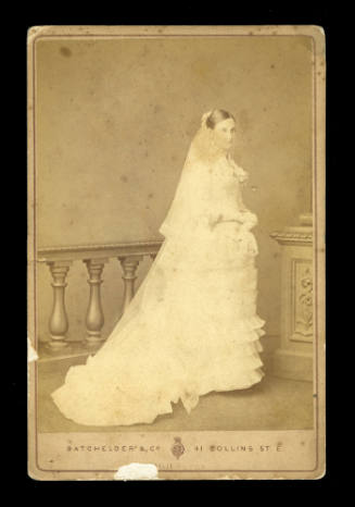 Woman in a wedding dress