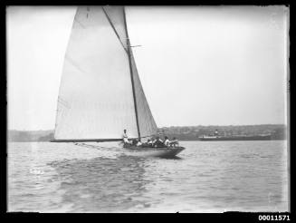 8-metre class yacht BRAND V on Sydney Harbour, INSC 2405