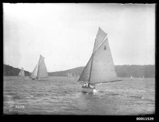 Yachts racing on Pittwater, inscribed 2372