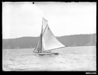 Sailing vessel, possibly on Pittwater, inscribed 2378