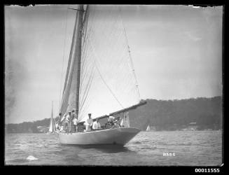 Sailing vessel, possibly ADA at the Pittwater Regatta