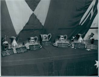 Public relation 54. 1963 P & O - Orient lines - Trophies awarded at R A S Toowoomba show, A.I.D.F.M. & S. show and R.N.A. exhibition, Brisbane [Caption]