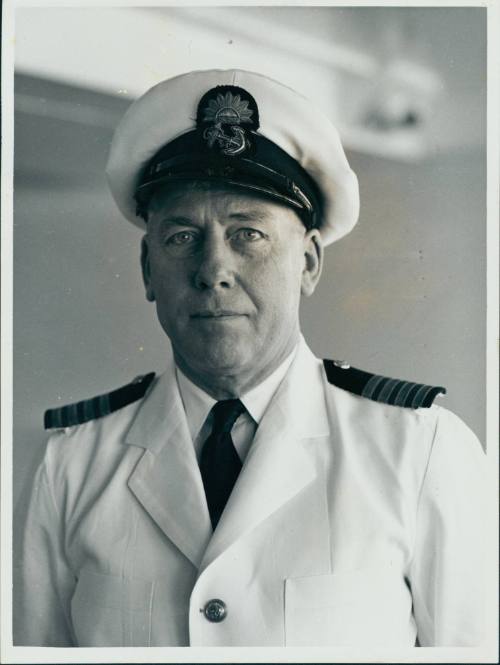 Retired sea staff 58, Mr ST Tilley. Chief engineer, "Iberia", November, 1957.