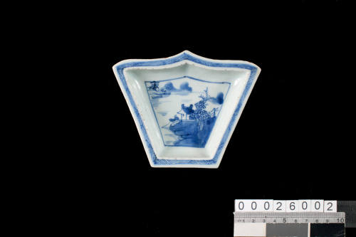 Chinese blue and white dish