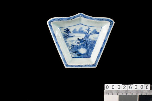 Chinese blue and white dish