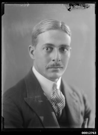 Portrait of unknown man