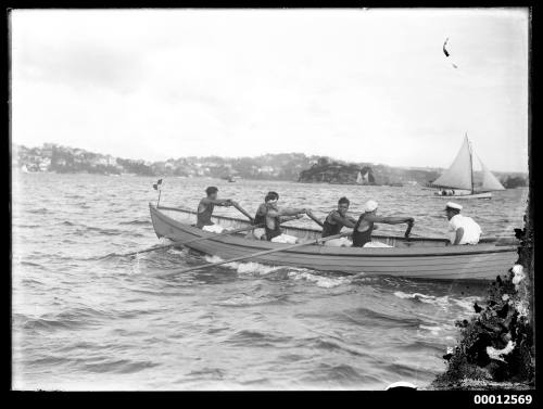 Rowboat on Sydney Harbour