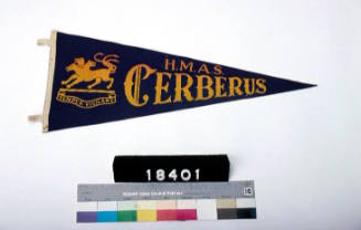 HMAS CERBERUS wall pennant