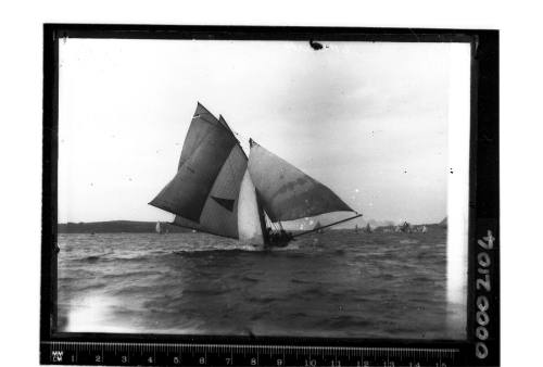 18-footer NIMROD sailing on Sydney Harbour