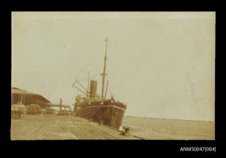 SS KHYBER docked at wharf