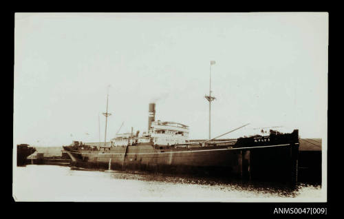 SS MADRAS MARU docked at a wharf