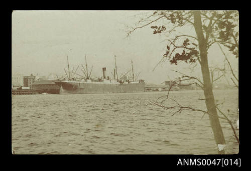 SS RUNIC docked at wharf