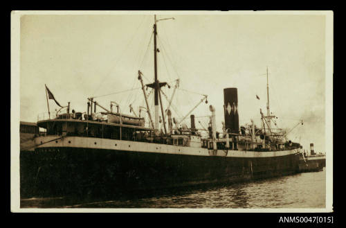 SS KARONGA docked at a wharf