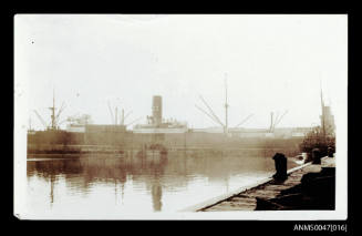 SS SOMERSET at a wharf