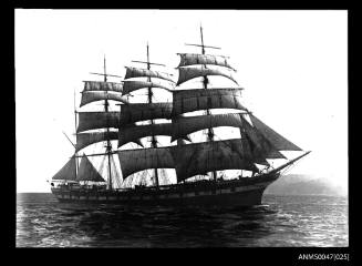 Barque CROWN OF GERMANY under sail