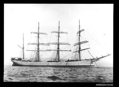 Barque ARROW at anchor