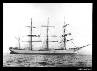 Barque ARROW at anchor