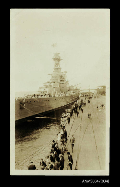 HMS HOOD on a visit to Australia, 1924