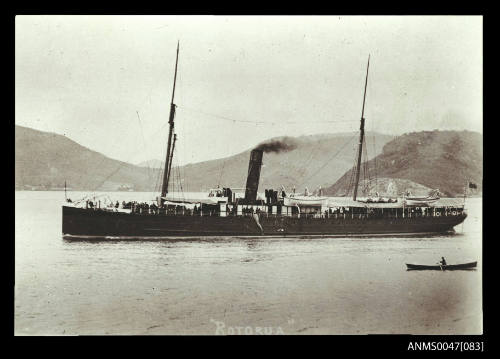 SS ROTORUA underway in a harbour