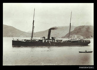 SS ROTORUA underway in a harbour