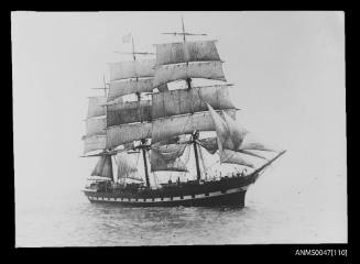 Full-rigged ship NEUTSFIELD underway