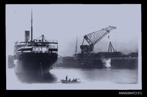 TSS KAROOLA with the TITAN floating crane