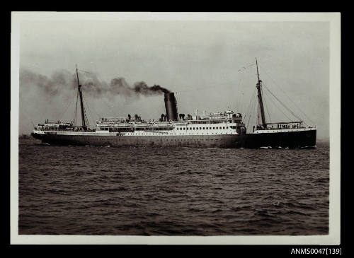 TSS KATOOMBA underway in a harbour