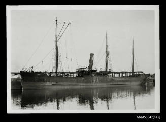 SS WERFA, Bellambi Coal Co Ltd, docked at a wharf