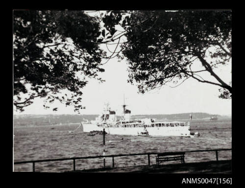 Italian warship ARMANDO DIAZ in Sydney Harbour