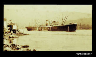 SS SHEAF HOLME in a narrow waterway